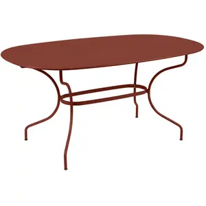 Table Ovale 160 x 90 cm Opéra+ en Acier FERMOB Métal pas cher
