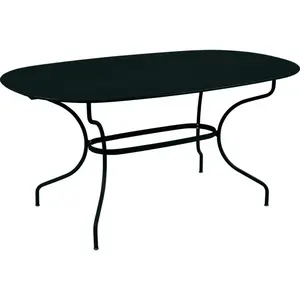 Table Ovale 160 x 90 cm Opéra+ en Acier FERMOB  Métal pas cher