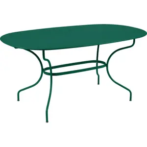 Table Ovale 160 x 90 cm Opéra+ en Acier FERMOB  Métal pas cher