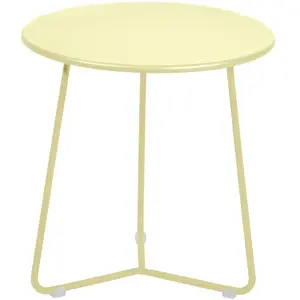 Table Basse Ronde Ø34,5 cm Cocotte en Acier FERMOB Métal pas cher