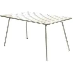 Fermob Table 143x80 Luxembourg Gris Argile pas cher