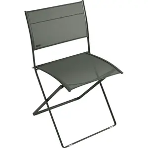 FERMOB Lot de 2 Chaises Pliantes Plein Air en Acier Métal / Tissus pas cher
