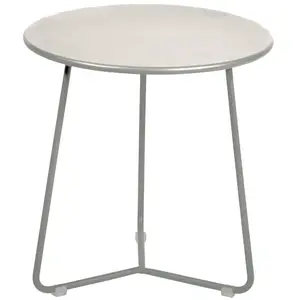 Table Basse Ronde Ø34,5 cm Cocotte en Acier FERMOB Métal pas cher