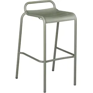 Tabouret de Bar LUXEMBOURG - 82 cactus mat Fermob pas cher