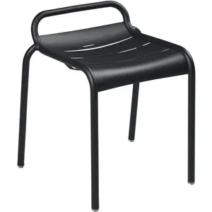 Tabouret LUXEMBOURG - 47 carbone Fermob pas cher
