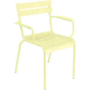 Fauteuil LUXEMBOURG - A6 citron givré Fermob pas cher