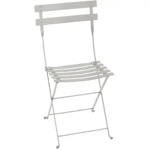 Fermob - Chaise pliante Bistro - Gris - Acier laqué - Designer Studio Fermob pas cher