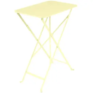 Table Rectangulaire Pliante 57 x 37 cm Bistro en Acier FERMOB Métal pas cher