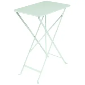 Table Rectangulaire Pliante 57 x 37 cm Bistro en Acier FERMOB Métal pas cher