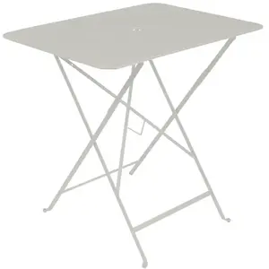 Table Rectangulaire Pliante 77 x 57 cm Bistro en Acier FERMOB  Métal pas cher