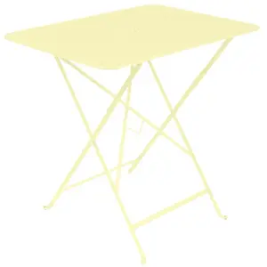 Table Rectangulaire Pliante 77 x 57 cm Bistro en Acier FERMOB  Métal pas cher