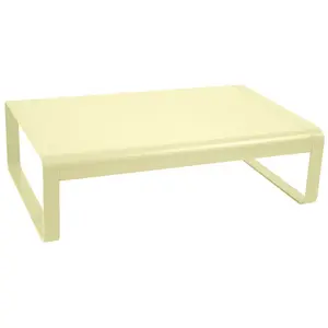 Table basse BELLEVIE - A6 citron givré Fermob pas cher