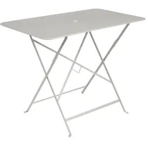 Table Rectangulaire Pliante 97 x 57 cm Bistro en Acier FERMOB Métal pas cher