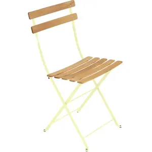 Chaise pliante BISTRO Naturel - A6 citron givré Fermob pas cher