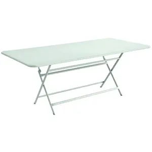 Table pliante CARACTÈRE - A7 menthe glaciale - 190 x 90 cm Fermob pas cher