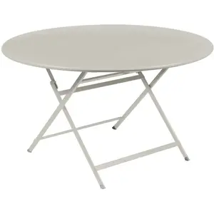 Fermob - Table ronde Caractère - Gris - Acier peint - Designer Studio ... pas cher