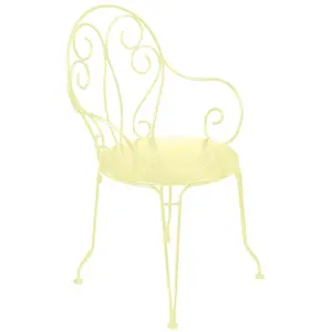 Lot de 2 Fauteuils Empilables Montmartre en Acier FERMOB Métal pas cher