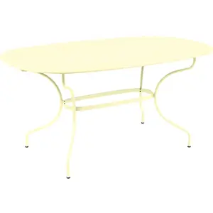 Table Ovale 160 x 90 cm Opéra+ en Acier FERMOB  Métal