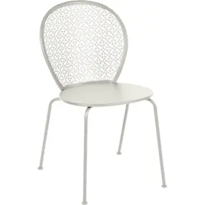 Lot de 2 Chaises Empilables Lorette en Acier FERMOB Métal pas cher