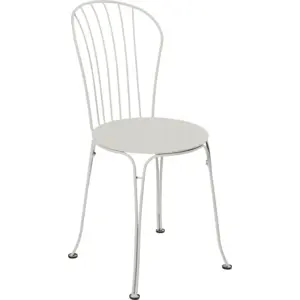 Lot de 2 Chaises Empilables Opéra+ en Acier FERMOB  Métal pas cher