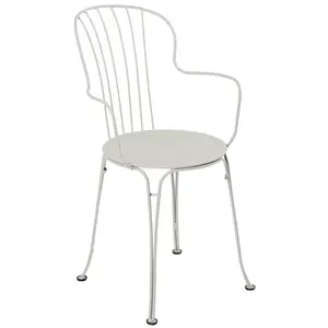 Lot de 2 Fauteuils Empilables Opéra+ en Acier FERMOB Métal pas cher
