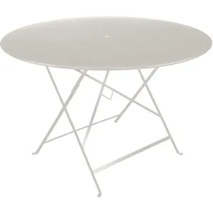 Fermob - Table ronde Bistro - Gris - Acier laqué - Designer Studio Fermob pas cher