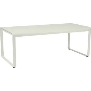 Comparateur de prix : Table Rectangulaire 196 x 90 cm Bellevie en Aluminium FERMOB  Métal