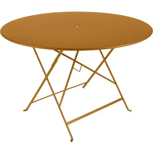 Table pliante BISTRO ronde - D2 Pain d'épices - Ø 117 cm Fermob pas cher