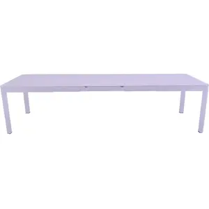 Table Rectangulaire Extensible 149/299 x 100 cm Ribambelle en Aluminium FERMOB  Métal