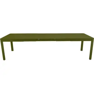 Table Rectangulaire Extensible 149/299 x 100 cm Ribambelle en Aluminium FERMOB  Métal