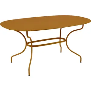 Table Ovale 160 x 90 cm Opéra+ en Acier FERMOB Métal pas cher