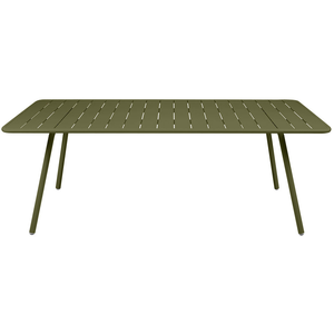 Fermob - Table rectangulaire Luxembourg - Vert - Aluminium laqué - Des... pas cher