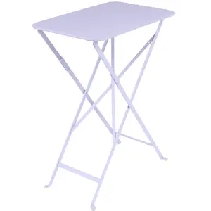 Table Rectangulaire Pliante 57 x 37 cm Bistro en Acier FERMOB Métal pas cher