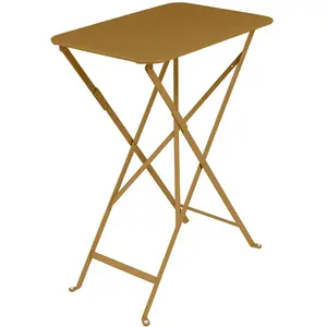 Table Rectangulaire Pliante 57 x 37 cm Bistro en Acier FERMOB  Métal pas cher