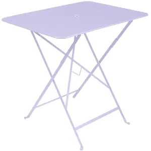 Table Rectangulaire Pliante 77 x 57 cm Bistro en Acier FERMOB Métal pas cher