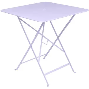 Fermob - Table carrée Bistro - Violet - Acier laqué - Designer Studio Fermob pas cher