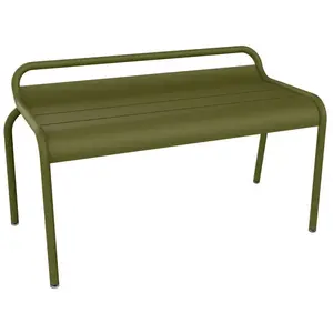Fermob - Banc empilable Luxembourg - Vert - Aluminium - Designer Frédé... pas cher