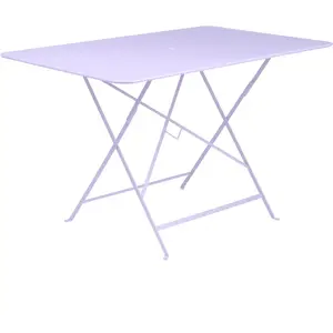 Table Rectangulaire Pliante 117 x 77 cm Bistro en Acier FERMOB Métal pas cher