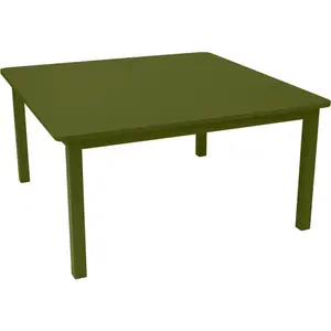 Table Carrée 143 x 143 cm Craft en Acier FERMOB Métal pas cher