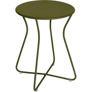 Fermob - Tabouret Cocotte - Vert - Acier peint - Designer Studio Fermob pas cher
