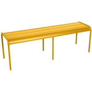 Fermob - Banc Luxembourg - Jaune - Aluminium laqué - Designer Frédéric... pas cher