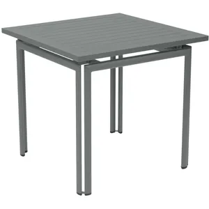 Table COSTA - C7 Gris lapilli - 80 x 80 cm Fermob pas cher