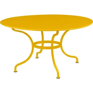 Table Ronde Ø137 cm Romane en Acier FERMOB  Métal pas cher
