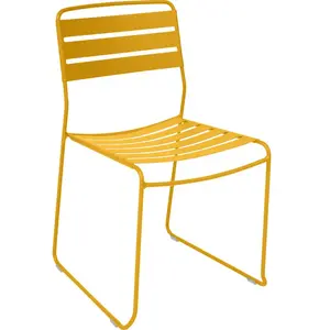 Fermob - Chaise empilable Surprising - Jaune - Acier - Designer Harald... pas cher