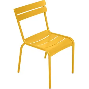 FERMOB Lot de 2 Chaises Empilables Luxembourg en Aluminium Métal pas cher