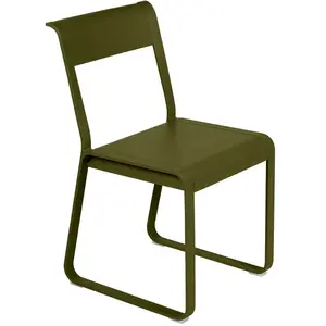 Fermob - Chaise Bellevie - Vert - Aluminium - Designer Pagnon & Pelhaî... pas cher