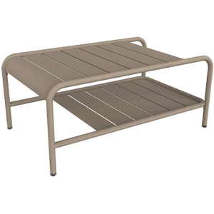 Fermob - Table basse Luxembourg - Beige - Aluminium - Designer Frédéri... pas cher