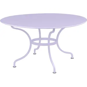 Table Ronde Ø137 cm Romane en Acier FERMOB Métal pas cher
