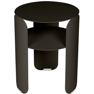 Fermob - Table d'appoint Bebop - Marron - Aluminium - Designer Tristan Lohner pas cher