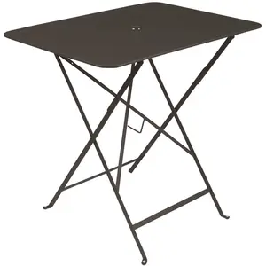 Table Rectangulaire Pliante 77 x 57 cm Bistro en Acier FERMOB Métal